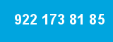 922 173 81 85 922 173 81 85